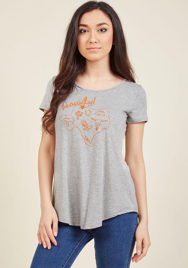 Modcloth Tex Message Received T-shirt In M