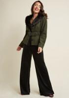 Collectif Collectif Sentimental Twist Belted Jacket In L