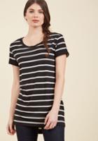  Simplicity On A Saturday Tunic In Black Stripes In S