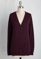  Have A Good Knit Cardigan In Mulberry In Xs