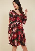  Happening Harvest Party Floral Dress In Xs
