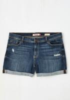Modcloth Beauty At The Beach Shorts In Medium Wash - 1x-3x In 3x