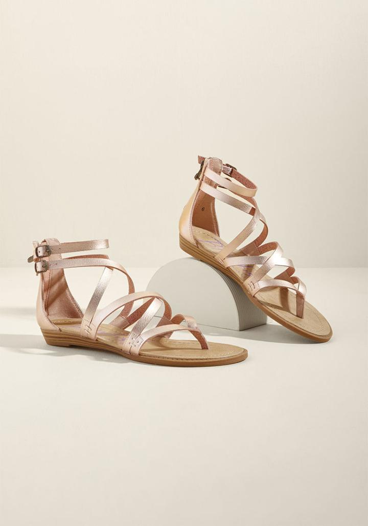 Blowfish What's The Plan, Sand? Sandal In Frosty Rose In 11