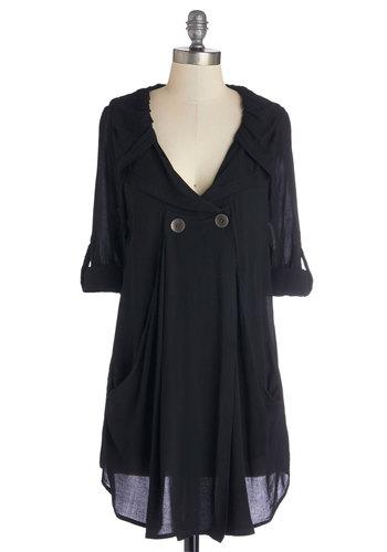 Sline Busy Week Tunic In Black