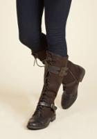 Modcloth Band At Attention Boot In Brown