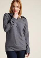Modcloth Stay Inn Sweater In Grey In 1x