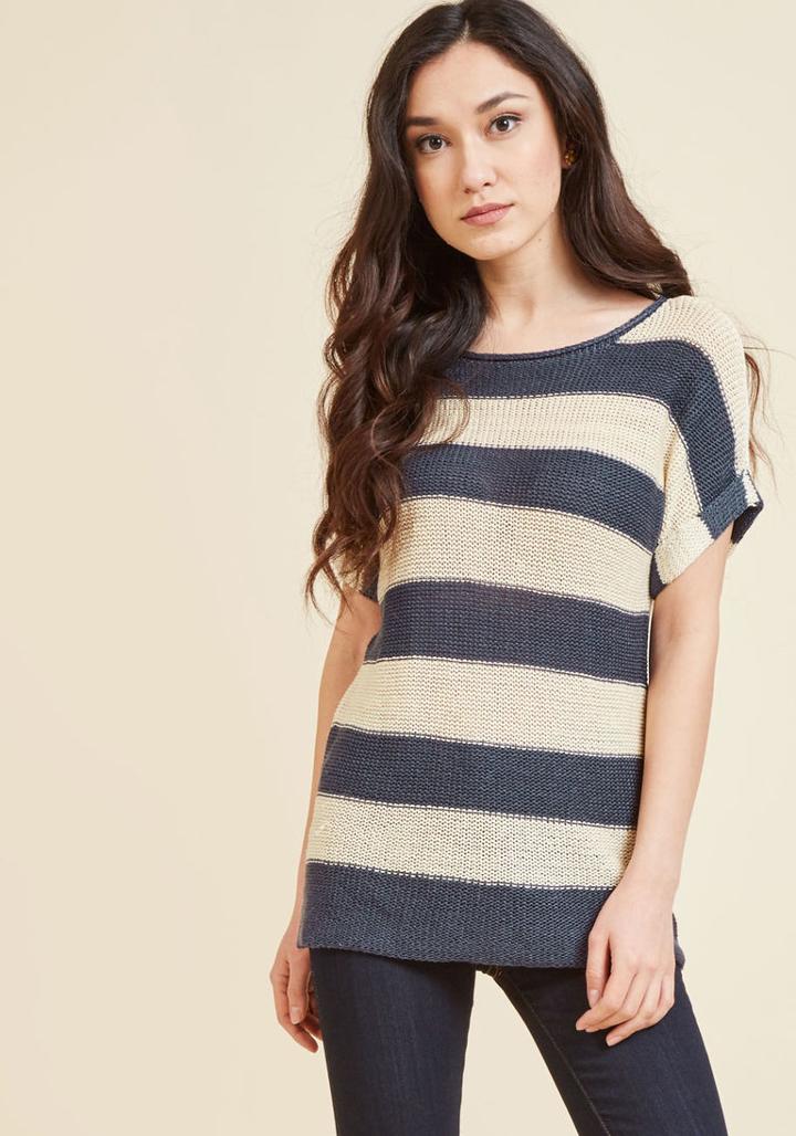  Seaside Distillery Sweater In Navy In Xs