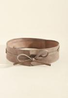 Modcloth Sash Samba Belt In Taupe