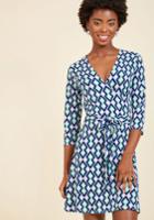  Wrap Of Luxury A-line Dress In Pastel In Xs