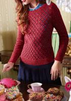 Impromptu Photoshoot Sweater In Garnet In Xxs