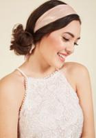 Modcloth Influential Accessorizing Headband In Rose Shimmer