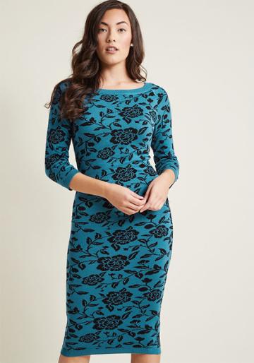 Collectif Collectif Cozy Collection Sweater Dress In M