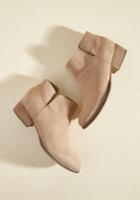  Snare Suede Bootie In Sandy Pink In 9
