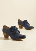 Modcloth Bravo, Milano Oxford Heel In Navy