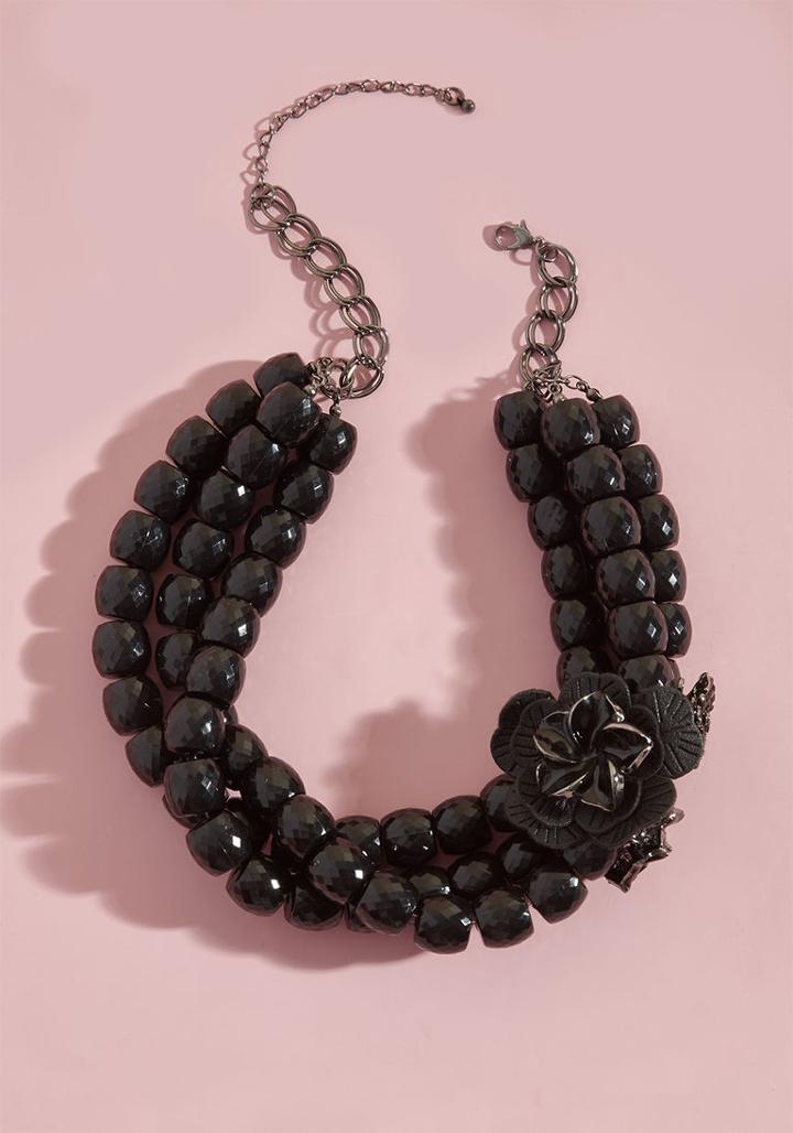 Modcloth Wants And Beads Statement Necklace