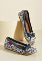 Modcloth Back In A Splash Rain Shoe In Botanical Blue