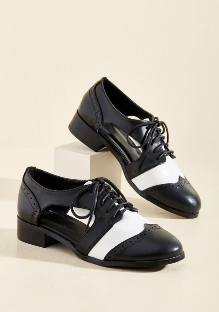  Dapper Duet Oxford Flat In 7