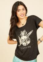Cat's Outta This World T-shirt In Xs