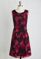Yellowstar A Lady's Best Frond Dress In Magenta Flowers