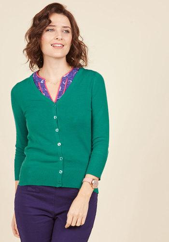  Charter School Cardigan In Lagoon In Xs