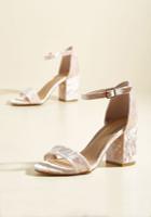  Have The Upper Grande Velvet Heel In Blush In 6.5