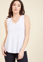 Modcloth Endless Possibilities Tank Top In White