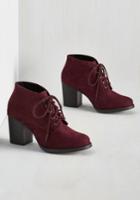Fortunedynamic Take A Prance On Me Bootie In Burgundy