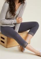 Modcloth A Fine Foundation Leggings In Grey In Xs