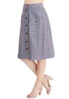 Matatraders Swap Meet Sweetheart Skirt In Stripes