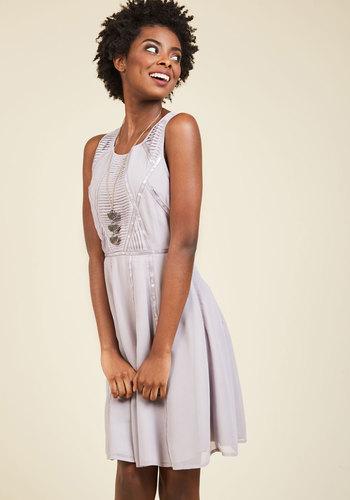  Spark In The Dark A-line Dress In Xxs