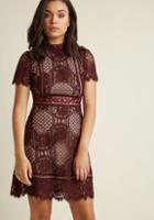 Bbdakota Evocative Appeal A-line Lace Dress In 8