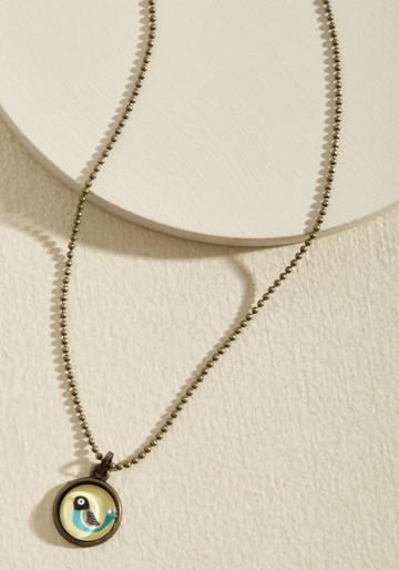 Modcloth Bird Is The Verve Necklace