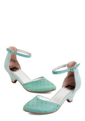 Bc Shoes/seychelles Llc Gliding By Heel In Mint From Modcloth