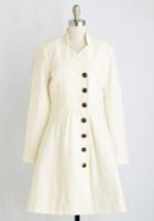 Eastconceptfashionltd Outdoor Orchestra Coat In Ivory