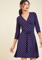  Wrap Of Luxury A-line Dress In Diamonds In Xs
