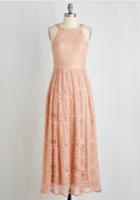 Coconinno With Style And Lace Dress In Peach