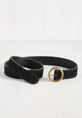 Don't Hip A Beat Belt In Black In L