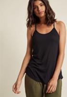 Modcloth Peace And Kayak Tank Top In Black In 2x
