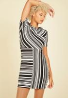  Progressive Prodigy Striped Dress In L