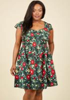  Fa La La Lovely Cotton Dress In Xs