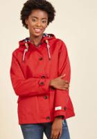  Rainy Day Dreamer Waterproof Jacket In Red In 6