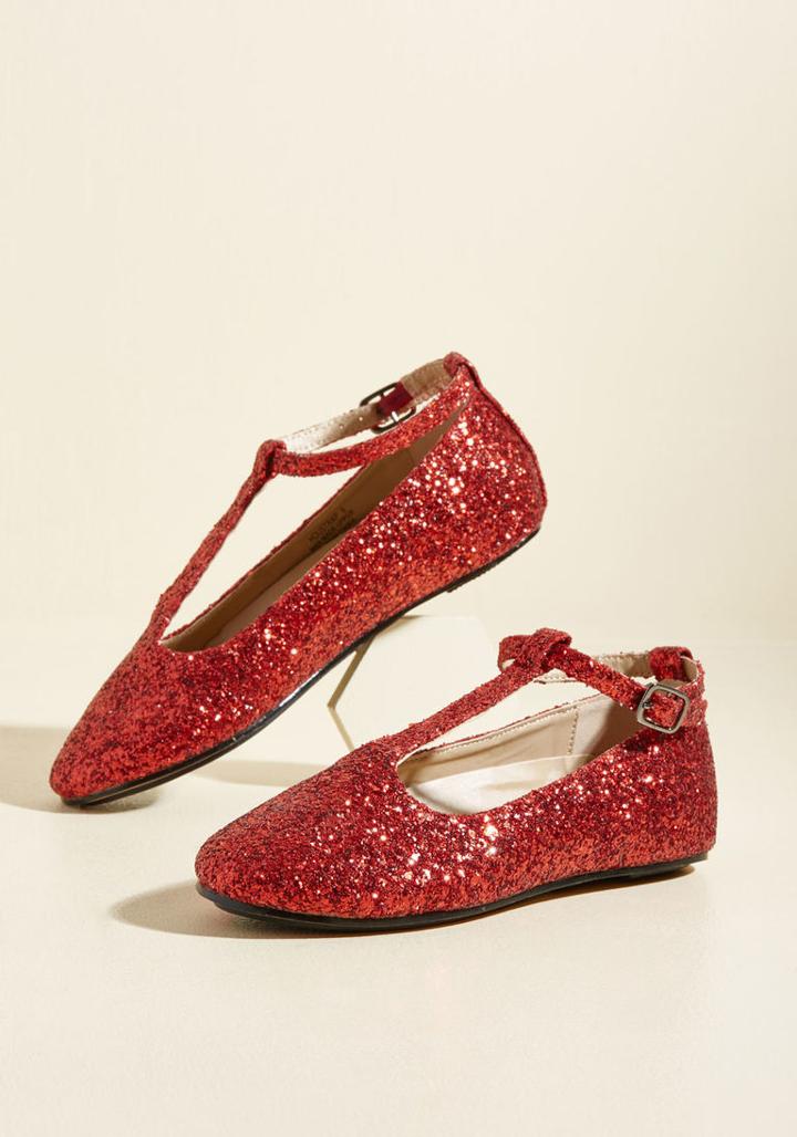 Modcloth If I Only Had The Verve T-strap Flat In 8