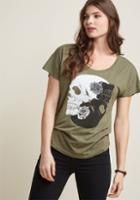 Modcloth Bold Balance Graphic Tee In L