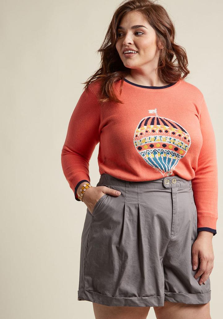 Modcloth The Air Up There Sweater In 2x