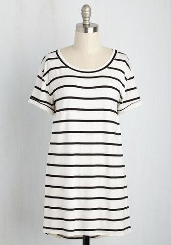  Simplicity On A Saturday Tunic In White Stripes In 3x