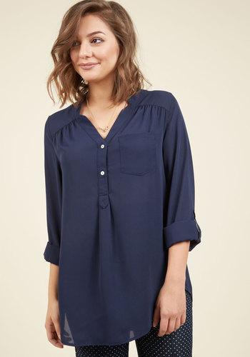  Pam Breeze-ly Tunic In Navy In L