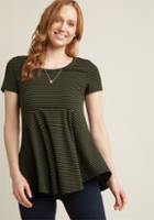 Modcloth Flow Sho Ribbed Knit Top In Xl
