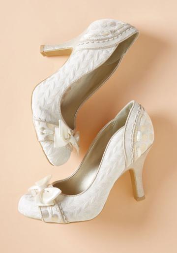 Rubyshoo Ruby Shoo Get Ready, Get Fete Heel In Ivory In 36