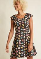 Modcloth What A Kitsch! A-line Dress In L