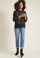 Modcloth Tri As I May Sweatshirt In Xl
